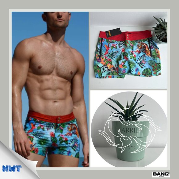 BANG! - DISCO JUNGLE - Men's Beach Shorts - PRICE FIRM
